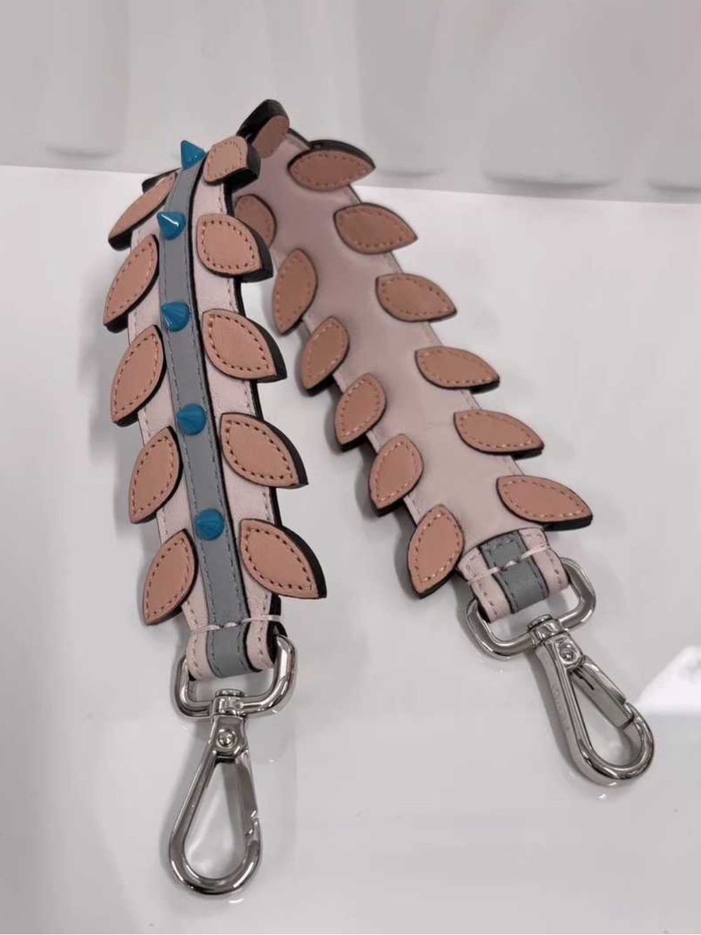 Fendi Fendi 98 New Pink Leaf Short
Shoulder Bag Strap